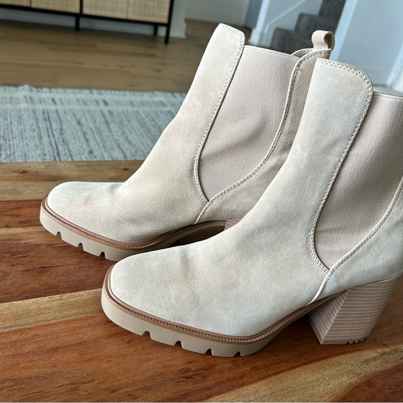 New Sam Edelman Rollins Chelsea Suede Boots - Picture 7 of 7